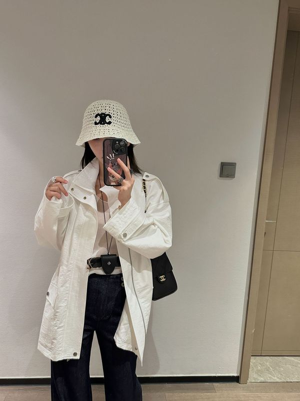 欧美风经典工装风休闲白色夹克外套女2025秋冬时尚女装批发|undefined