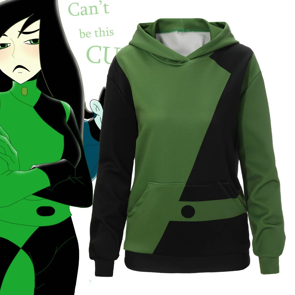 Пряная девушка с капюшоном свиток Kim Possible периметр аниме shego свитник