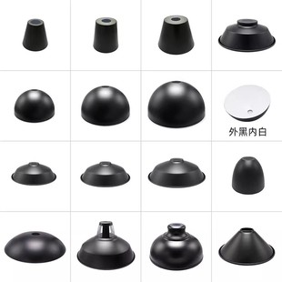 Chandelier iron retro black modern lamp simple restaurant bar lamp single head industrial style hotel engineering lamp shade