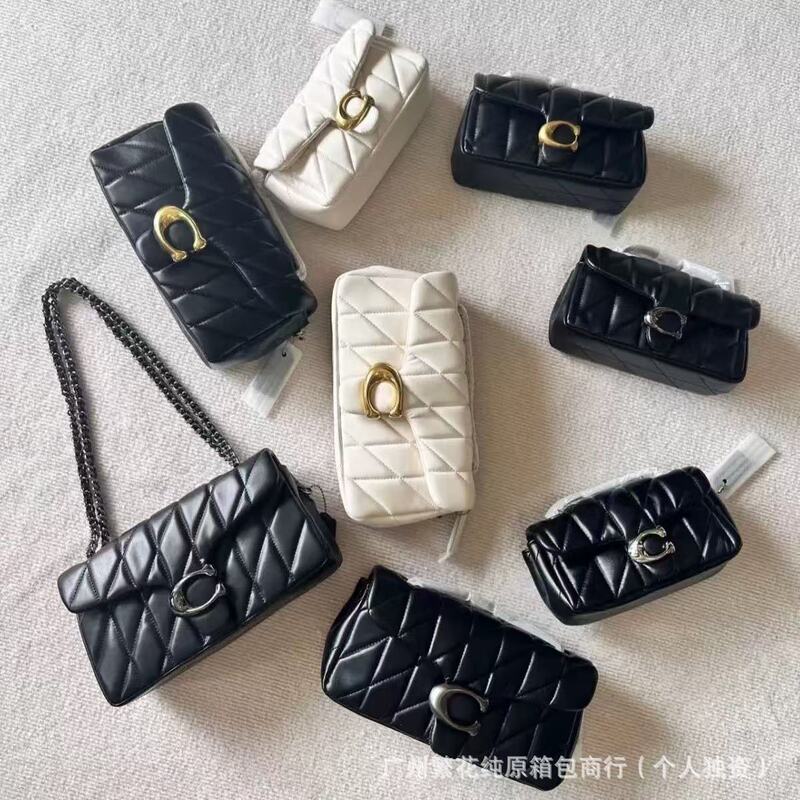 Koucijia Lingge New Quilted Tabby26 Chain Goatskin Dionysus Bag Satchel Armpit Bag Single Shoulder Crossbody Women's Bag