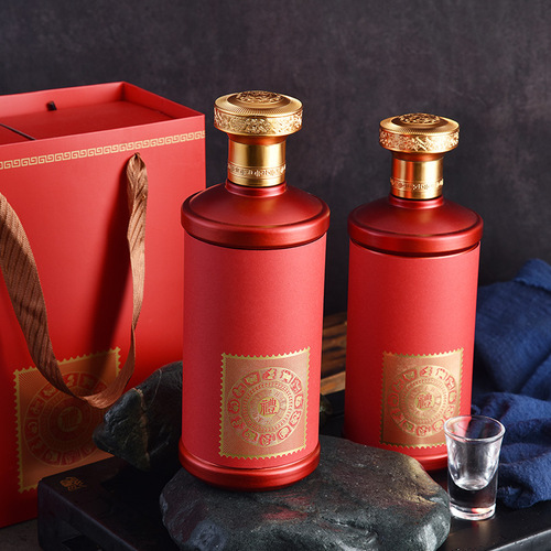 T9J5 liquor packaging box wine box wedding one pound liquor bottle empty bottle packaging gift box wine bottle packaging complete set