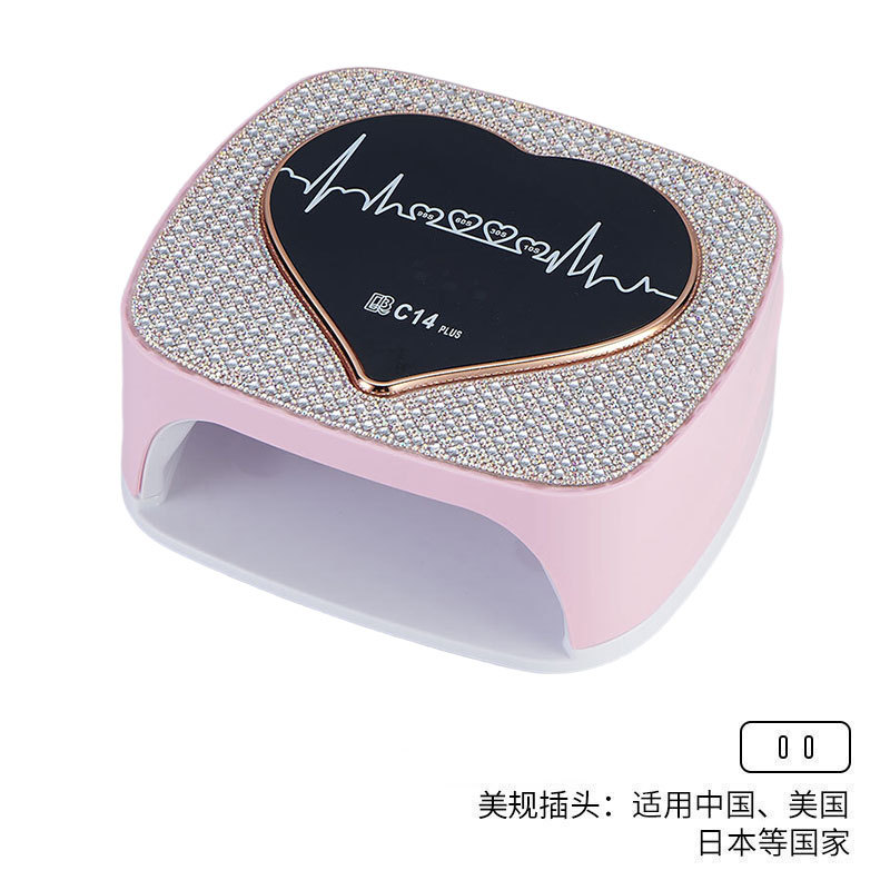 Lámpara de manicura transfronteriza 308W alta potencia manicura luz de fototerapia almacenamiento manicura tienda de manicuras manicuras manicuras pegamento manicuras manicuras asado luz