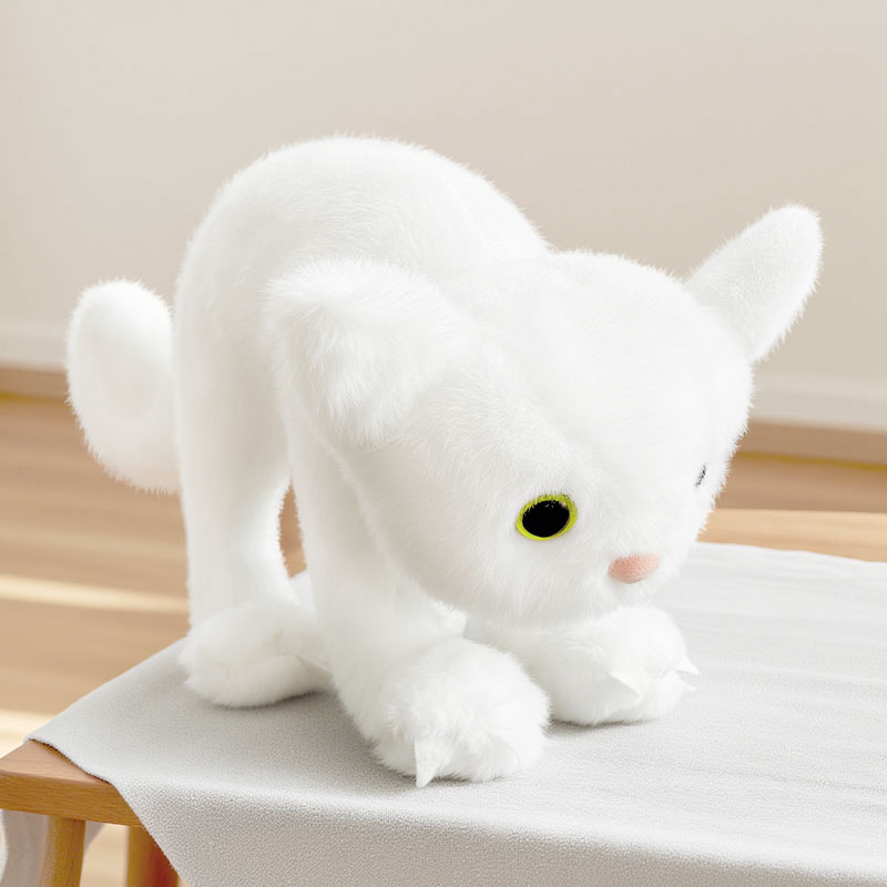 JC仿真惊弓猫惊吓猫毛绒玩具可爱黑猫公仔万圣节搞怪玩偶跨境批发|undefined