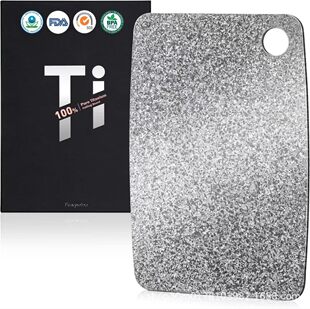 Customized Cross-Border Ice Crystal Pure Titanium Cutting Board Antibacterial and Mildew-Proof Household Double-Sided Cutting Board Kitchen Special Cutting Board