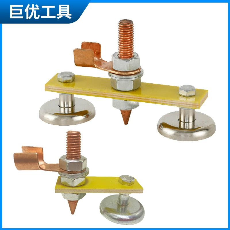 Сильный магнитный железный артефакт сварочный заземление