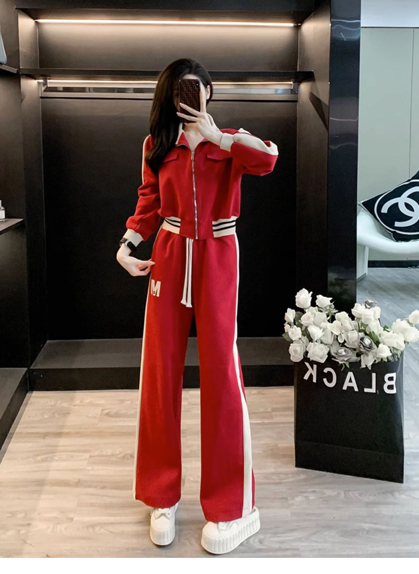 B0962 1350K ÁO KHOÁC NỮ DONREIC DÁNG DỘNG CẢ BỘ 2 MÓN MÙA XUÂN THU ĐÔNG THỜI TRANG NỮ G04 SẢN PHẨM MỚI