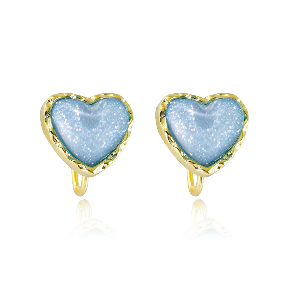 Lujo ligero, incienso pequeño, placa de incienso para mosquitos, pinzas para las orejas, pendientes de nicho para mujeres sin orejas perforadas, pendientes simples, compactas y versátiles de Yiwu al por mayor