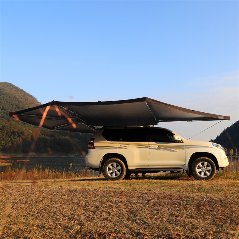 270 degrees car side tent side Sky Tent Room rain-proof sun-proof legless fan-shaped tent large space Outdoor