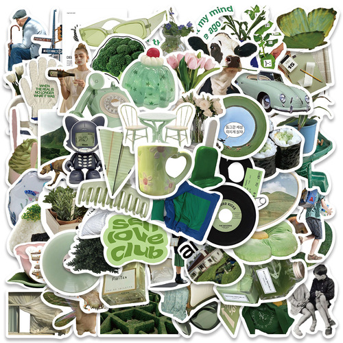 A variety of simple INS style literary cameras, toys, graffiti stickers, luggage, computers, mobile phones, waterproof decorative stickers