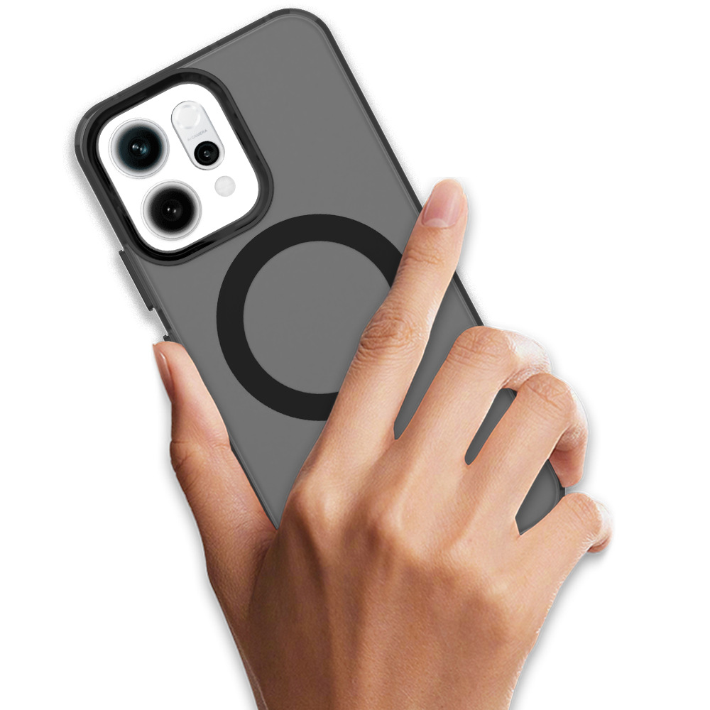 Funda Magnética Esmerilada para OPPO Reno 14 Pro/Reno 14F/K13 de TPU, Absorción Magnética y Anti-Caída image 5