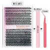 Glue for eyelashes, tweezers, 40