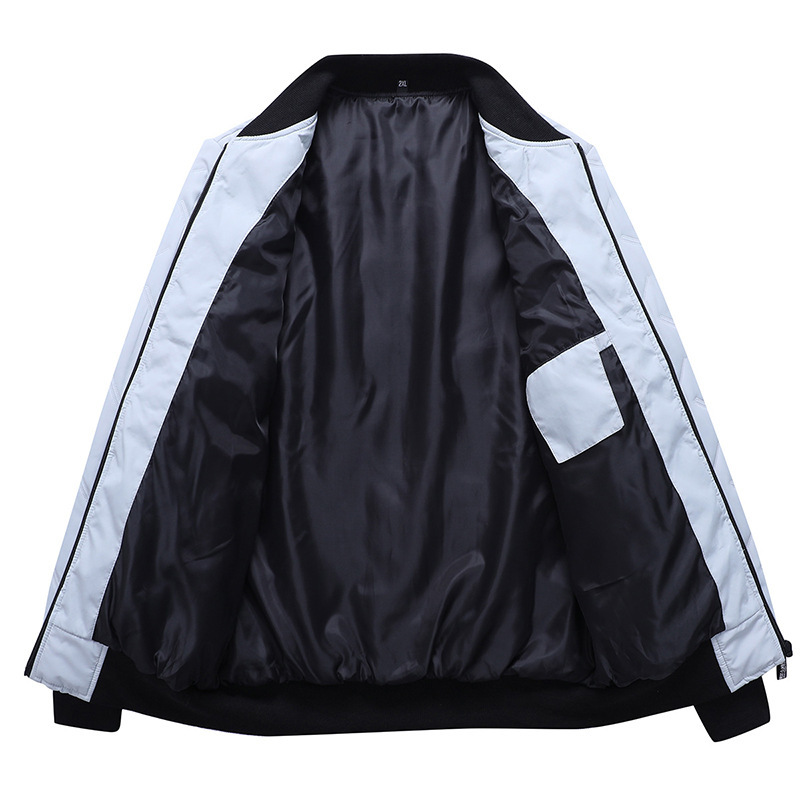 Chaqueta acolchada de algodón transfronteriza para hombres Otoño e Invierno nueva chaqueta acolchada de algodón estilo coreano de moda cuello de pie corto Chaqueta ligera