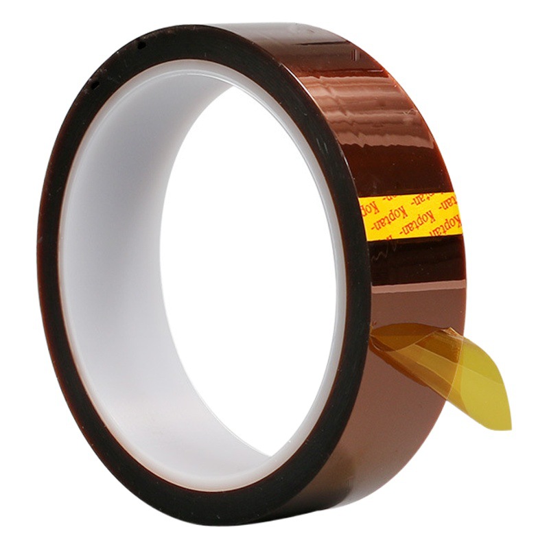 3J cinta de dedo de oro PI marrón poliimida antiestático cinta industrial adhesivo no residual de alta temperatura cinta de aislamiento resistente
