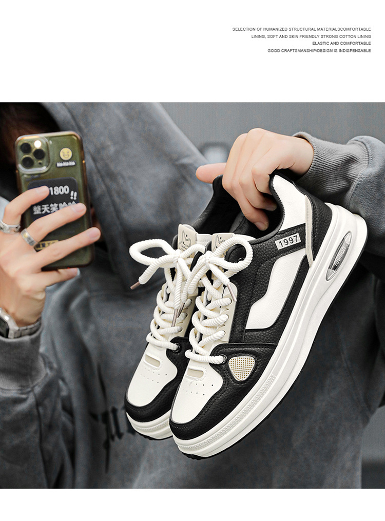 Baskets décontractées homme style coréen tendance printemps automne_voghion.com