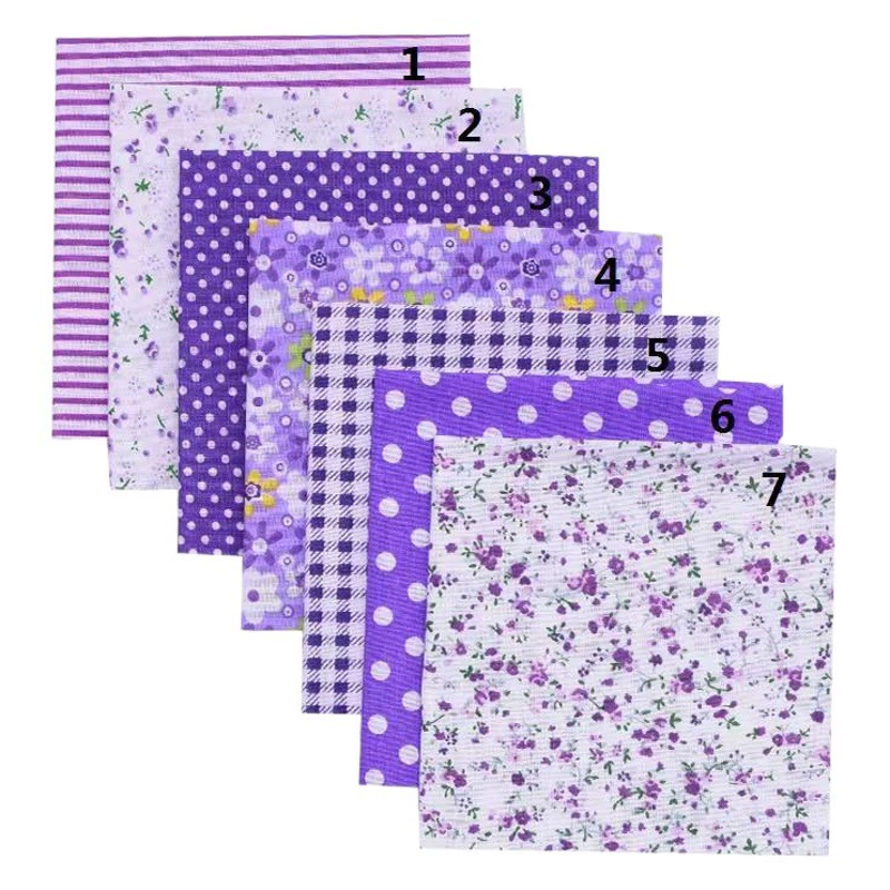 Специальное предложение 7 предметов лоскутный комплект простая ткань хлопок маленький цветочный ручной работы хлопок своими руками в наличии
