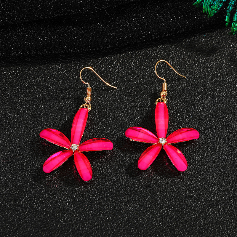 Simple Flower Earrings display picture 5