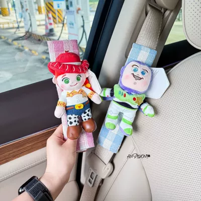 Sürətlər qutusu və əl tormozu başlıqları — decoration new car gift - shoulder-pad-blue-pink-plaid-linen-bass-trish-riding-the-winds-and-waves-two-pieces