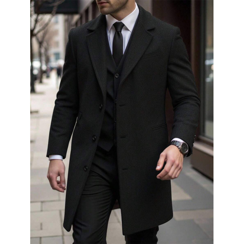 L 48026 Hombre delgado trench coat hombre delgado trench coat