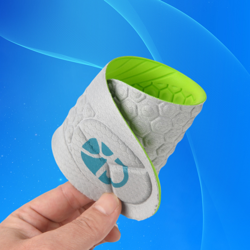 Espuma permeable PU plantilla absorción de sudor transpiración movimiento amortiguador antibacteriano desodorante bala suave no se cansa pie soporte de plantar