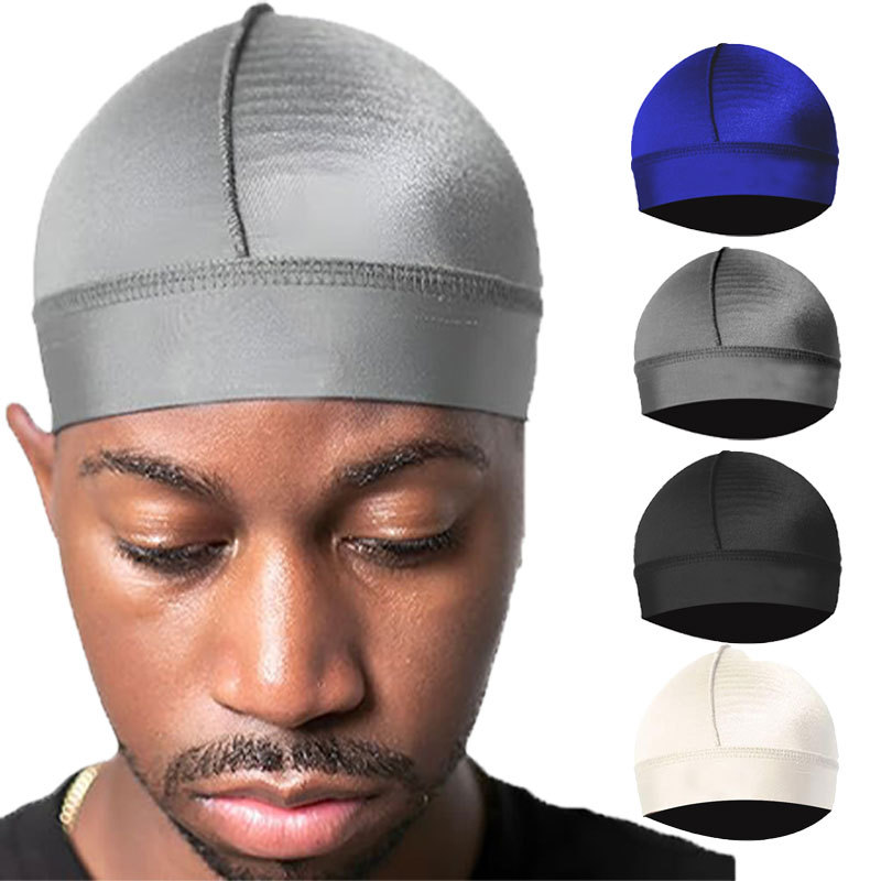 Amazon Outdoor Cycling Elastic Spandex Cap, Wave Cap, Comfortable and Breathable Head Wrap, Sleeping Cap, Motorcycle Liner Cap