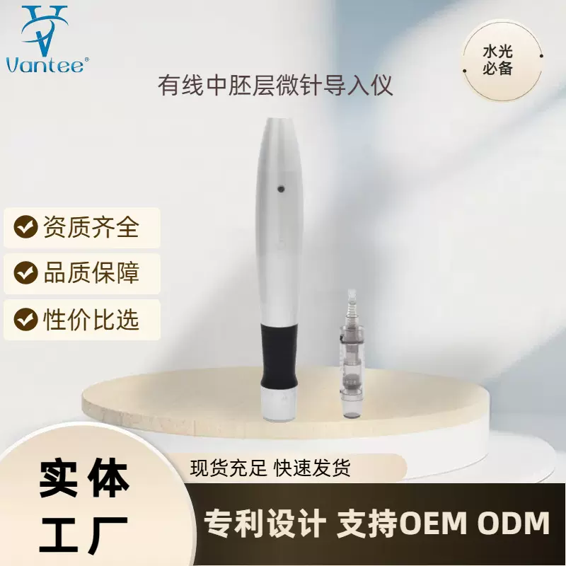 有线款电动微针导入仪套装充电家用美容导入仪水光针微晶仪批发