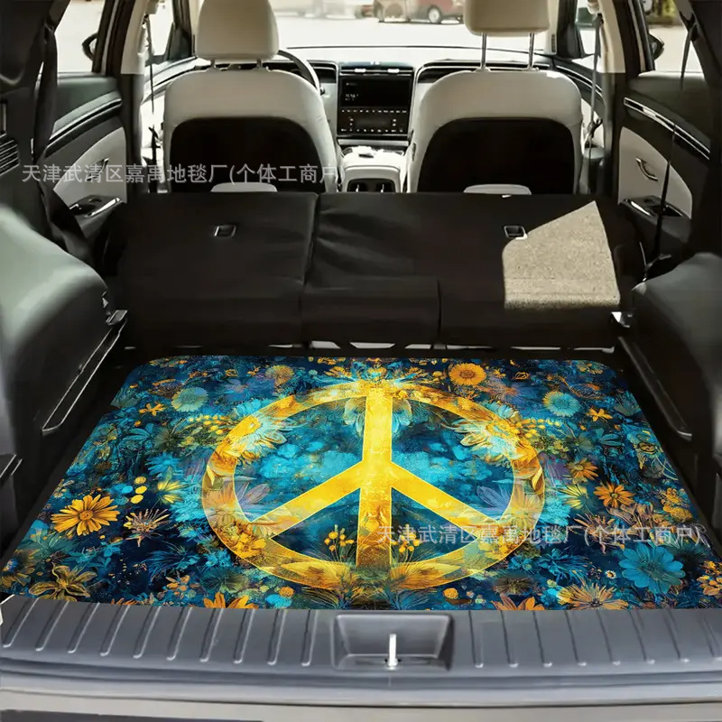 Cross-Border Nordic Pickup Truck Trunk Mat, Water-Absorbent and Easy-Care Car Mat, Amazon Temu Drop-Shipping Dust-Proof Mat