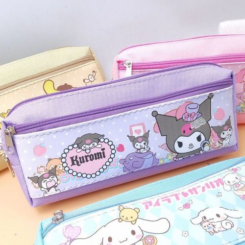 Portable Large Capacity Student Melody Cute Koromimi Stationery Storage Bag for Primary and Middle School Students, Student Use