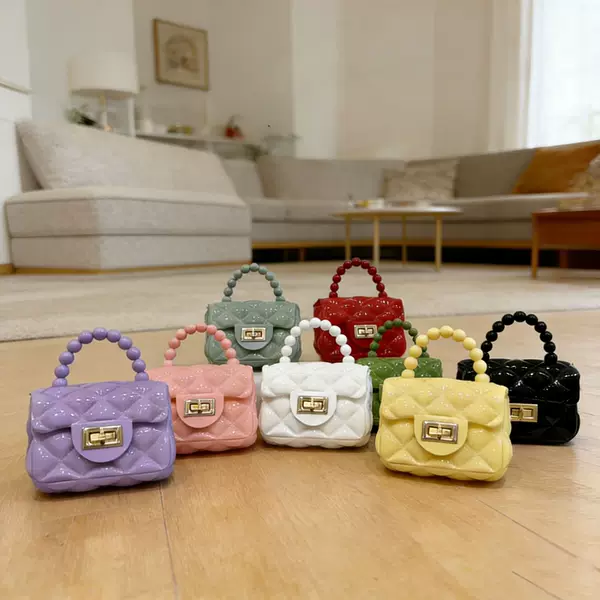 2026 New Cross-Border Hot-Selling Jelly Bag, Mini Handbag, Children's Small Bag, Internet Celebrity Girls' Cute Small Crossbody Bag