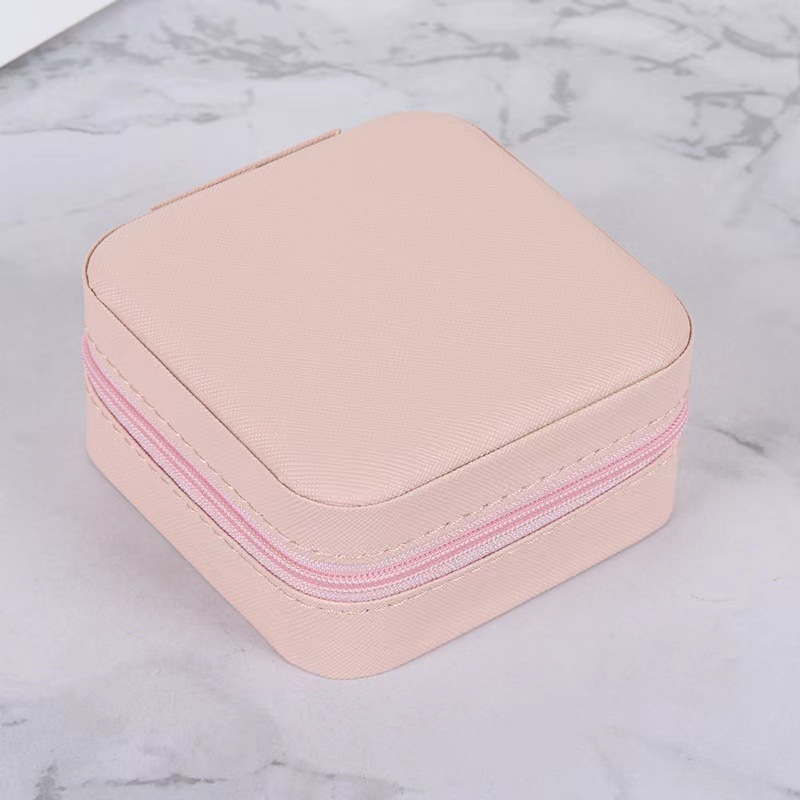 Simple Style Solid Color Flannel Jewelry Boxes 1 Piece display picture 3