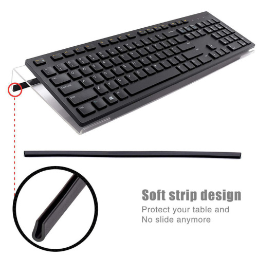 Amazon Acrylic Keyboard Stand, Elevated Display Shelf, Transparent Anti-slip Bracket, Wholesale Keyboard Stand