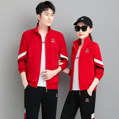 2024 Spring New Men's Cotton Han Style Couple Set Casual Sweatshirt Men's Fashion Three-Piece Set
