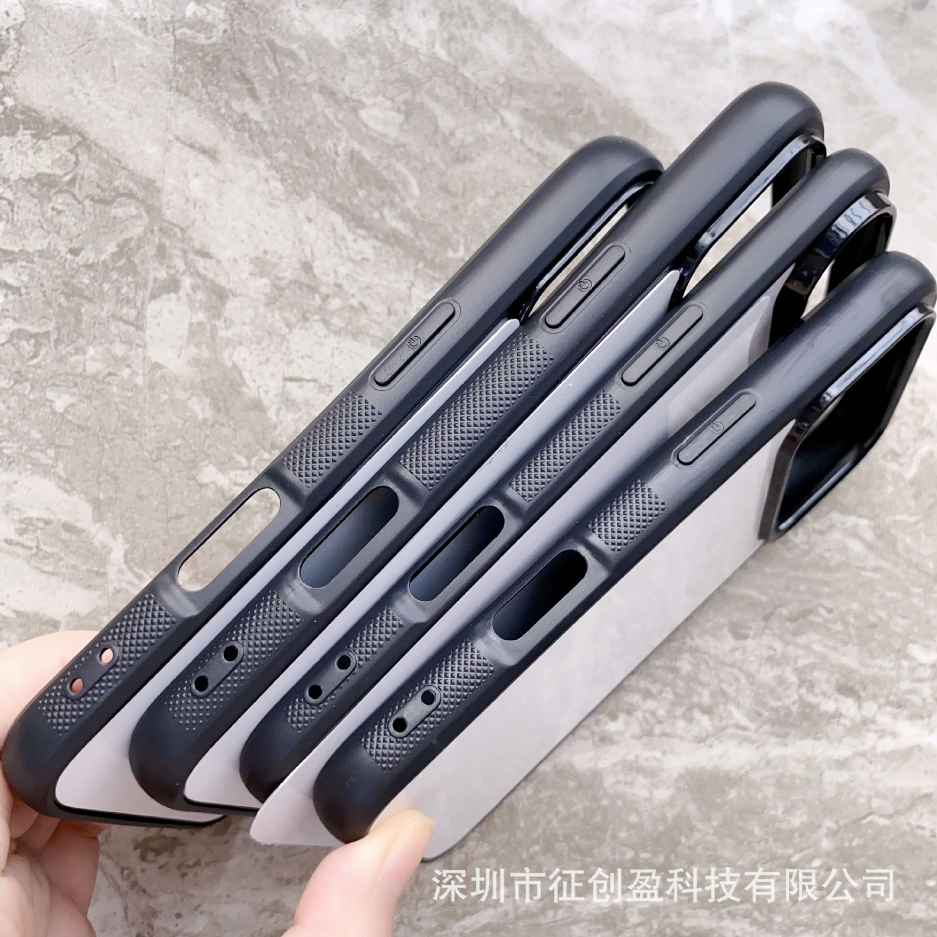 Funda protectora para teléfono con lámina de aluminio de transferencia de calor, compatible con la serie Apple 17, 2DTPU+PC, tablero perlado dos en uno