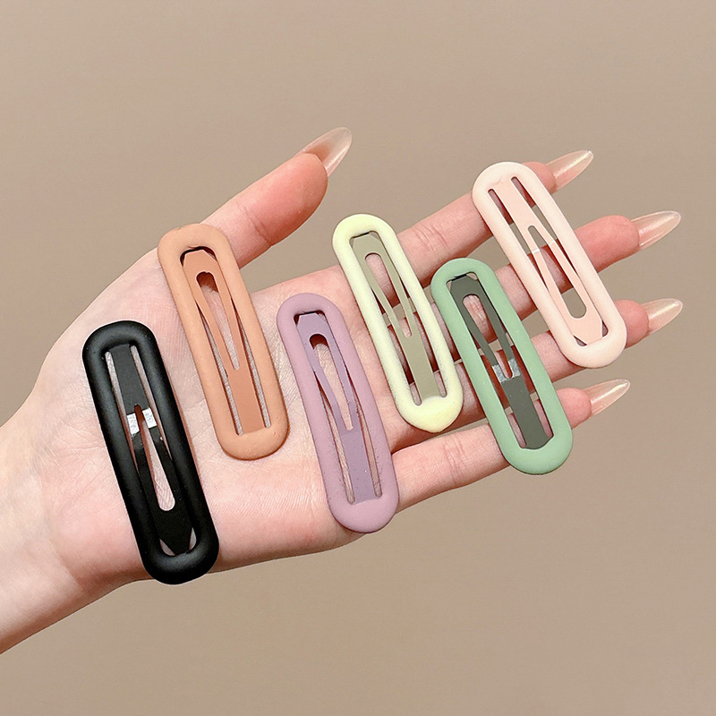 Pin de cabello de dopamina para mujeres lindas pinzas de cabello de peluquería bb pinzas de cabello 2025 nuevo estilo premium pinzas de cabello laterales