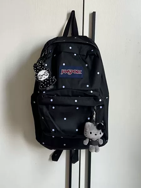 Cross-border JS Jess new large-capacity backpack, ins-style school bag for male and female students, high-appearance-value school bag