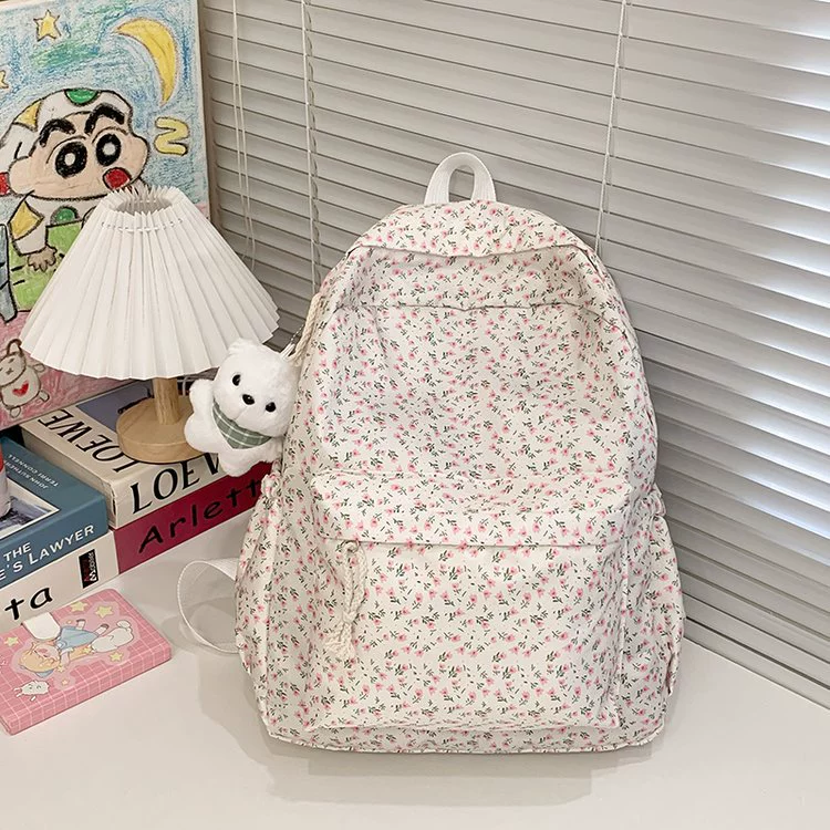 Backpack (Fresh) Japanese-style, floral print, lightweight 0.35 kg