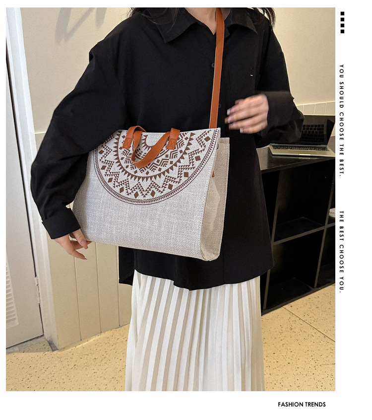 Women's Tote Bag Commuter Handbag Stylish Shoulder Bag For Work_voghion.com