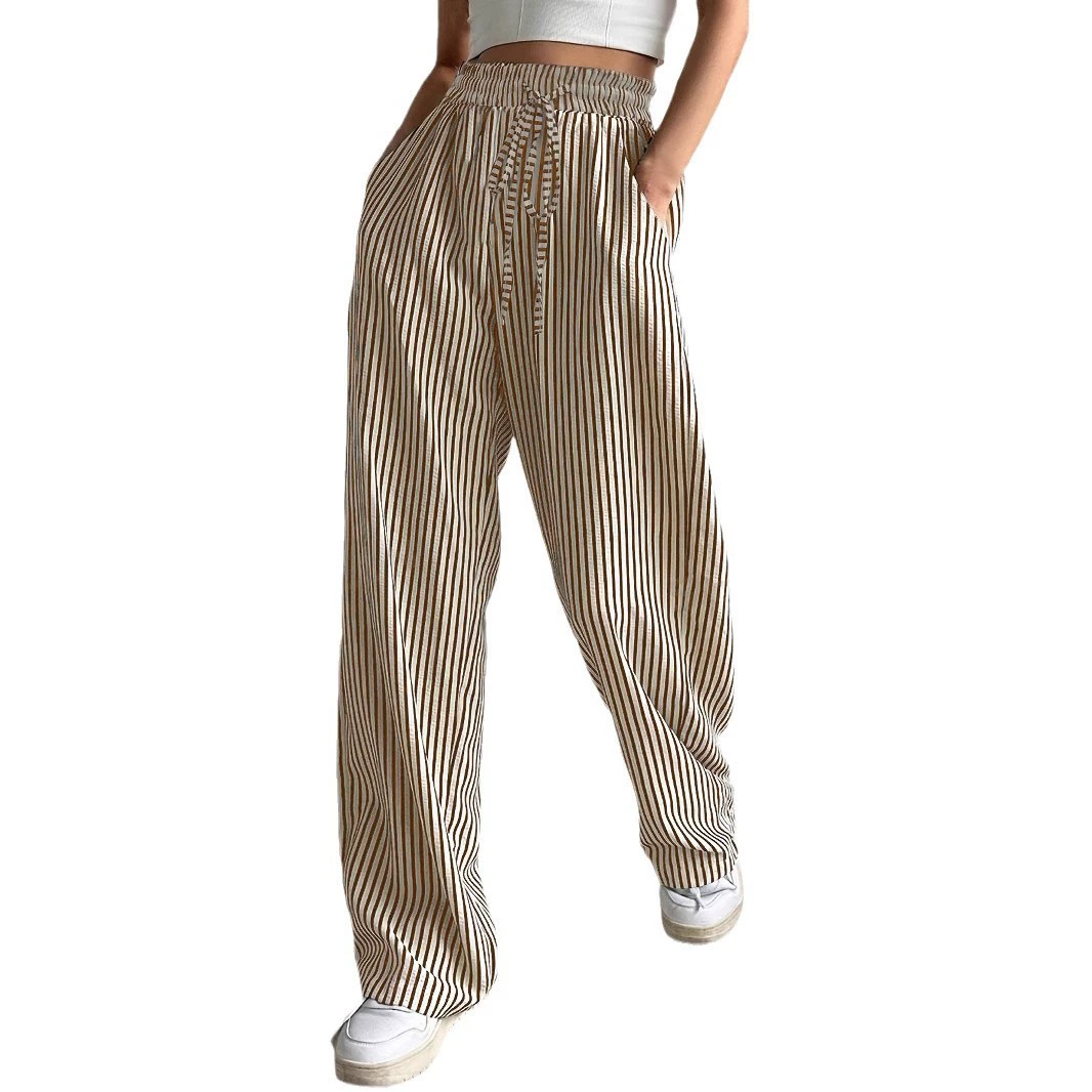 Casual trousers, European style, for import, Amazon, loose straight fit