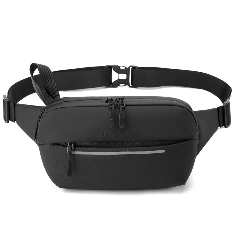 2024 nuevo bolso de mensajero simple casual para hombre reflectante transfronterizo multifuncional al aire libre deporte ciclismo bolsa de pecho al por mayor