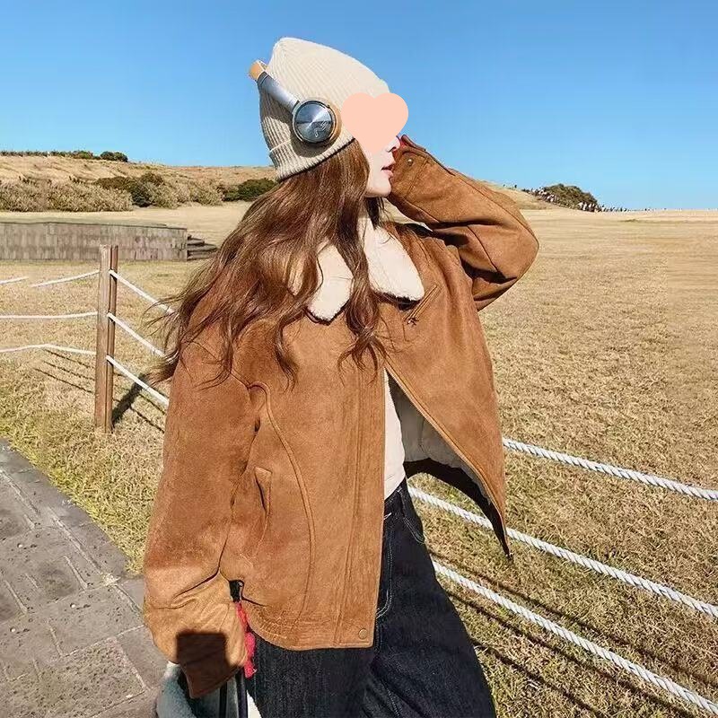 Maillard Retro Lapel Jacket Women's Short down Cotton Jacket 2025 Winter New Thickened Jacket Dropshipping