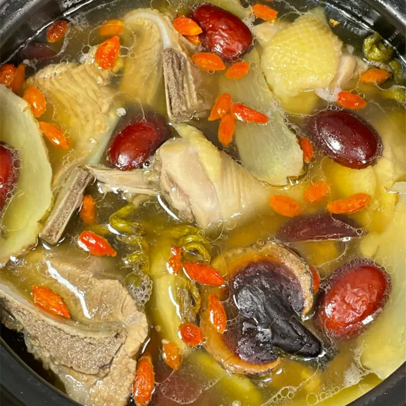 汤料包灵芝甘舒汤煲汤炖汤药膳人参西洋参鸡汤药食同源