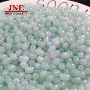 Wholesale Burmese Natural Jadeite a Grade Rice Beads Jade Beads Jewelry Wholesale