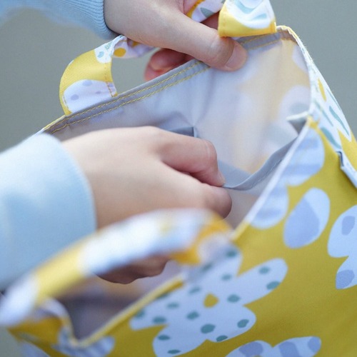 Japanese sousou digital simple versatile canvas handbag student office worker lunch box lunch hand bag