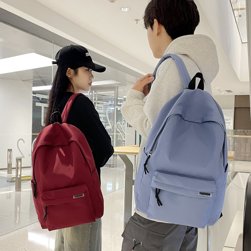 2025夏季新款街头潮流男女双肩背包大容量休闲百搭简约双肩包|undefined