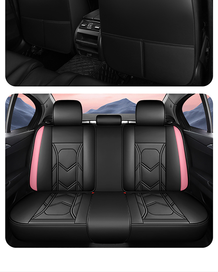 2025 New Cross-Border Car Seat Cushions, All-Season Universal Full Leather Seat Covers, Fully Enclosed Seat Covers, Wholesale from Manufacturers