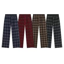 I 27043 Wide Leg Plaid Trousers �������ȿ� ŷ������羳����