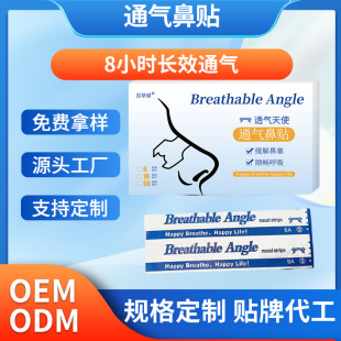 Foreign trade ventilation nasal patch nasal stuffy breathing patch baby adult breathable nasal ventilation patch snoring sleep nasal patch