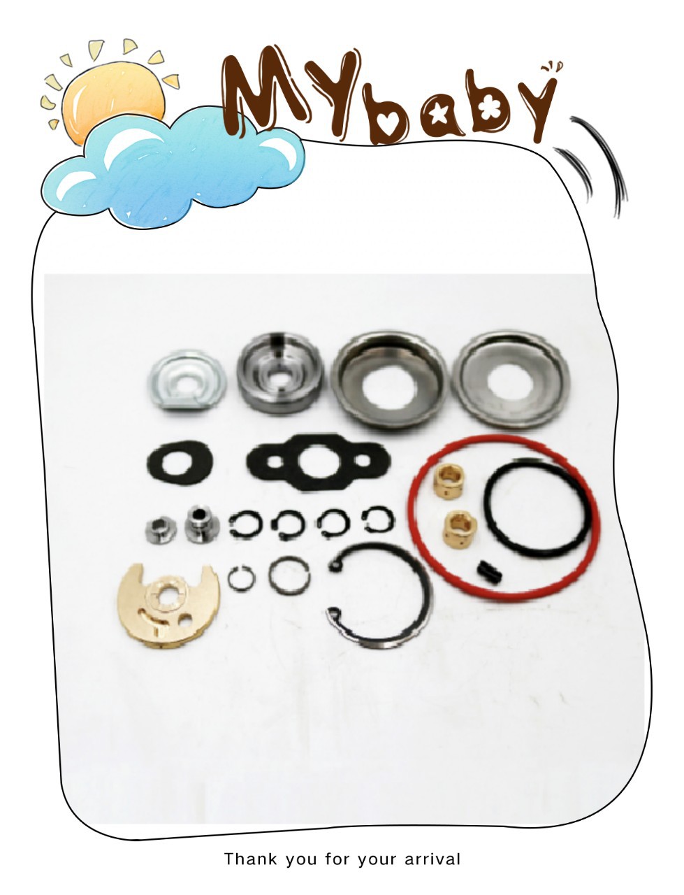MeTal 20pcs TURBO Rebuild MainTenance Repair KiT TD04 TD04HL T Urbo TURBOcharger Repair