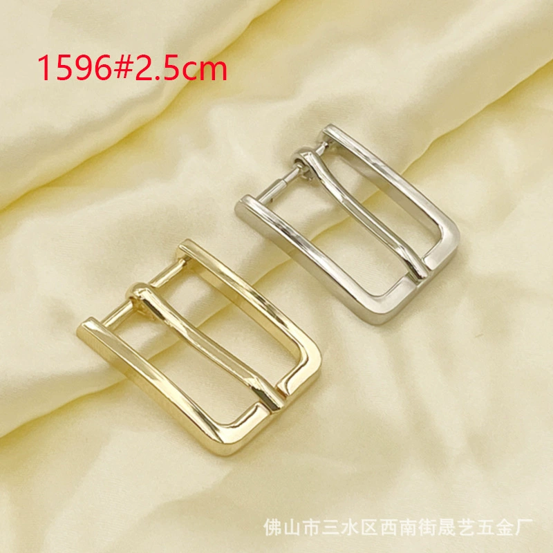 Metal belt, buckle, 2.5cm