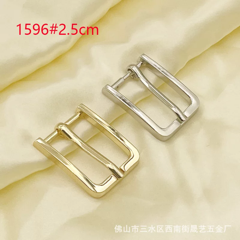 Metal belt, buckle, 2.5cm