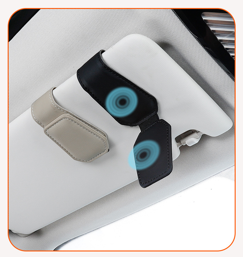 Car glasses clip factory direct car interior sun visor storage artifact Multi-Function Card bill storage clip
